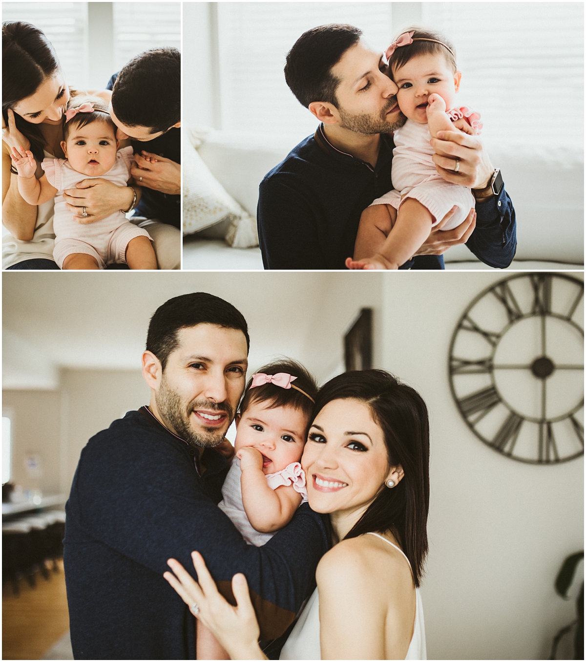 family of three with daughter | cleveland OH kids photographer 