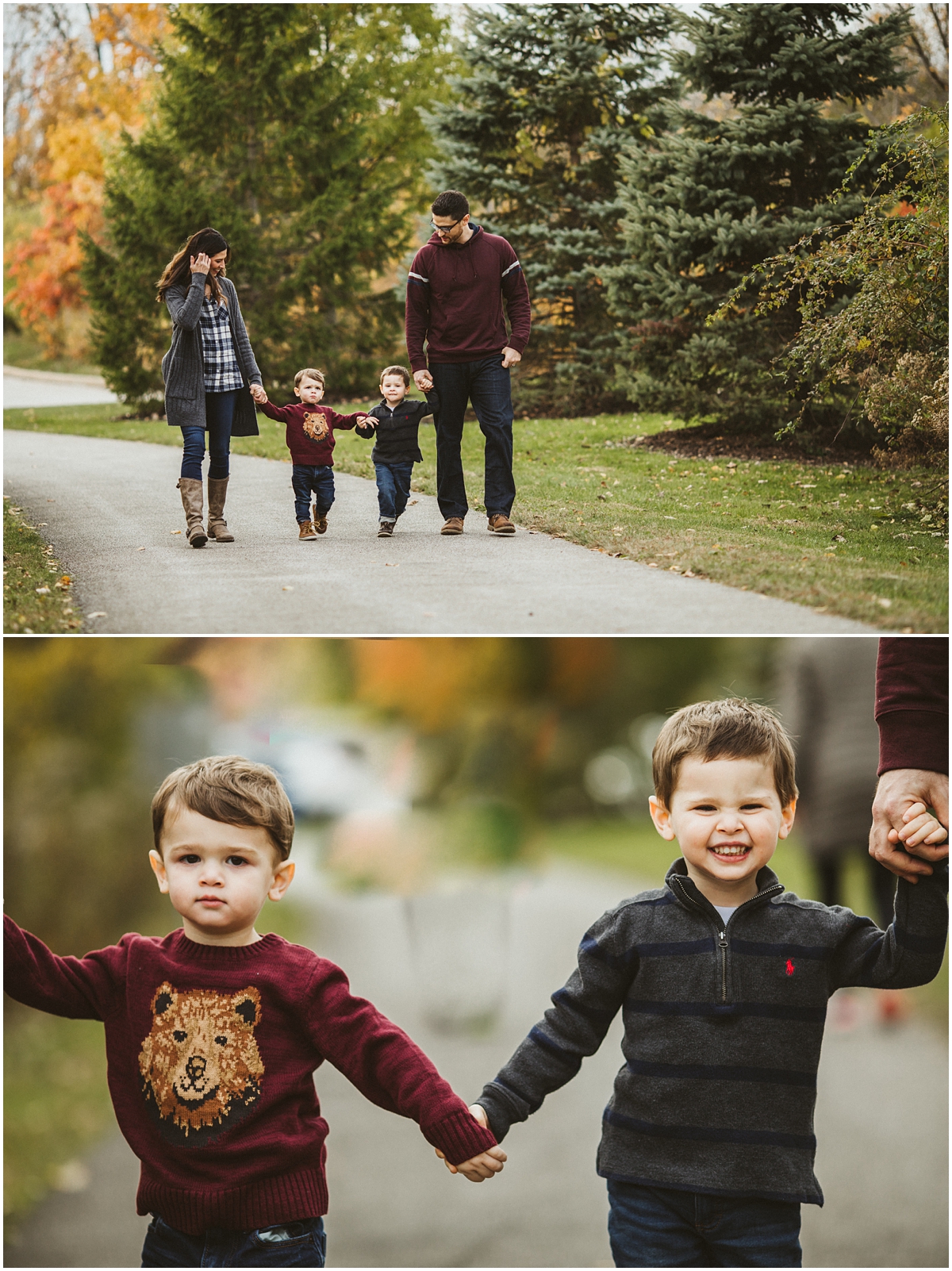 toddler boy portraits wearing sweaters | cleveland, OH family photographer