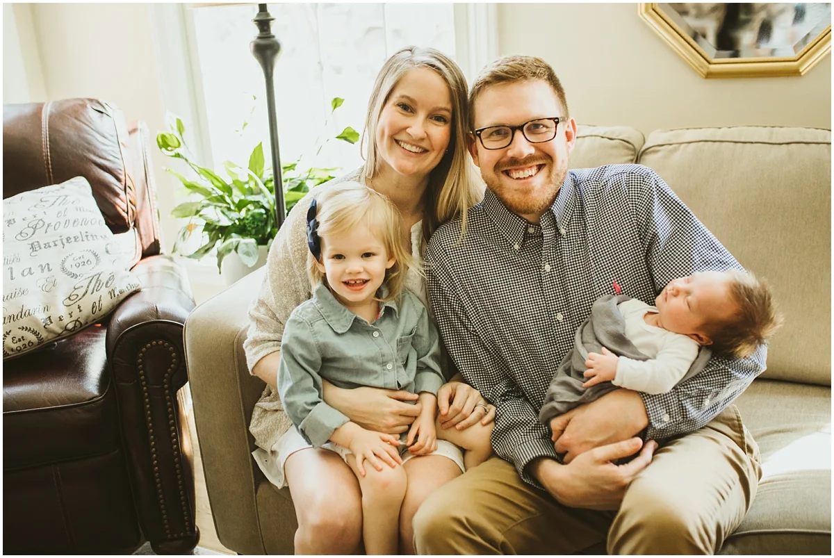 family of four | Cleveland, OH newborn photographer