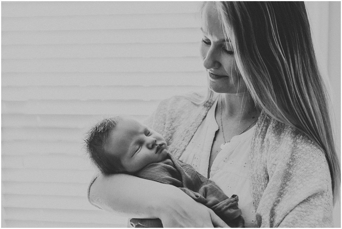 mother and son sleeping | cleveland, OH baby photographer