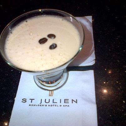  St. Julien Hotel, Boulder, CO. Paired with Spirit Hound Gin. Cheers! 