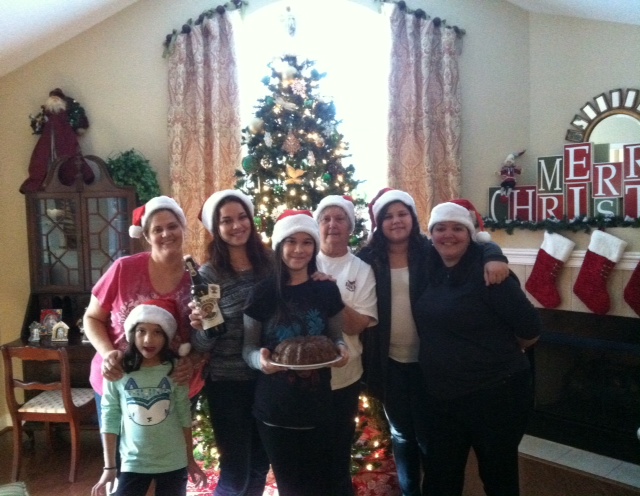  Heather Braun and family baking up some Richardo's holiday love in North Carolina 