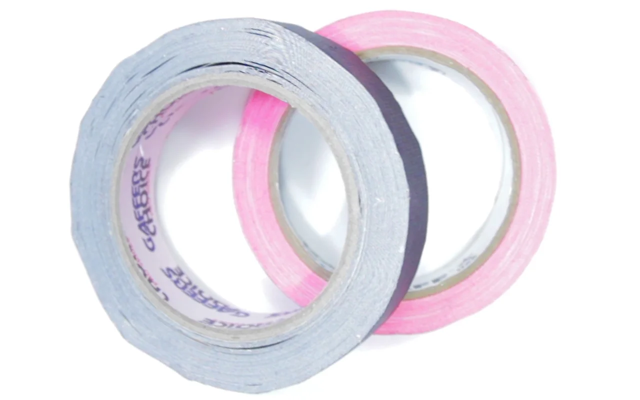 Gaffers tape is a must have in your kit. 