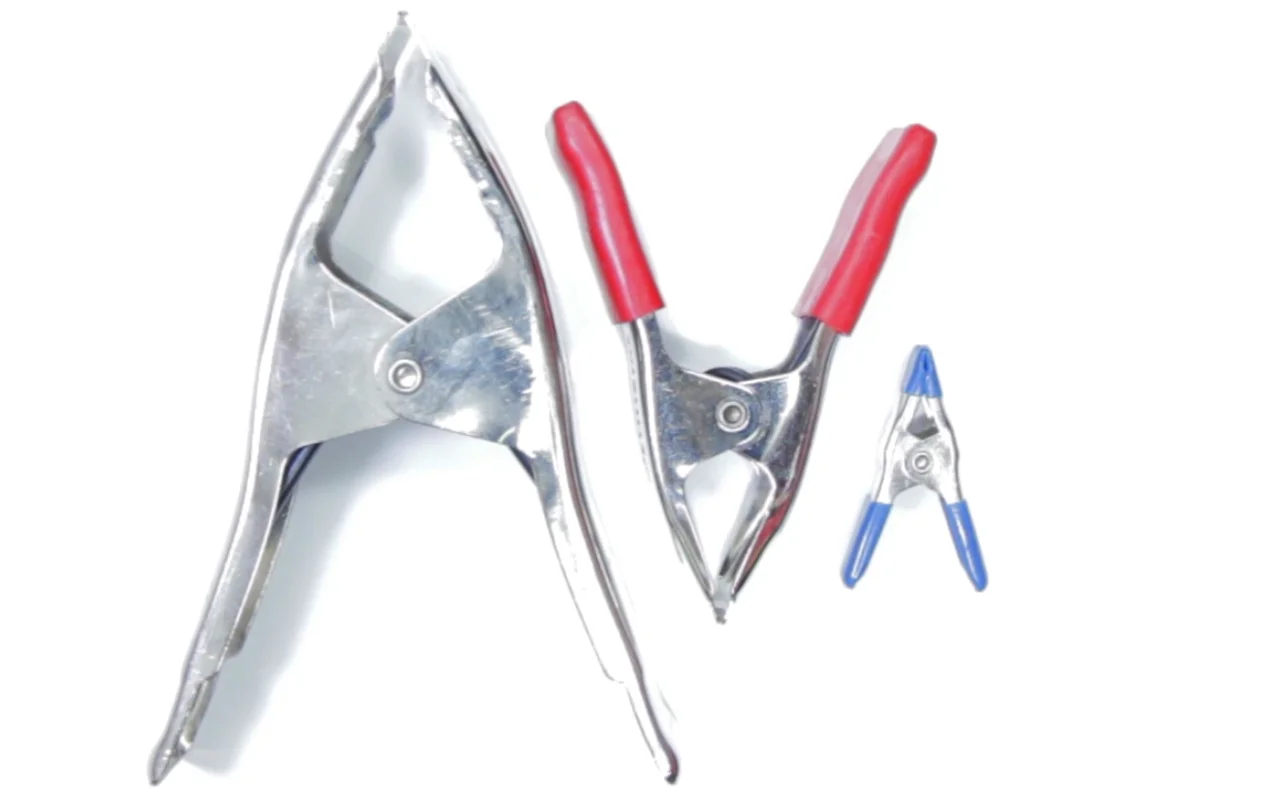Here are 3 of like 100 clamps that I own. They're just so cheap, and so useful!