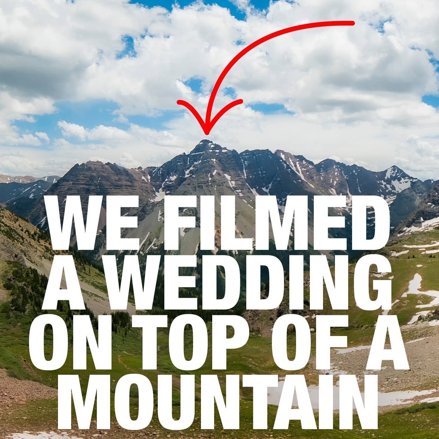 Some of you may know we filmed a #wedding on top of a #mountain this summer (@jordangoebig wants me to stress that it was on top of 13,000' tall mountain). It was beautiful, one-of-a-kind, and.... kinda tough. Head over to droimedia.com and read the 