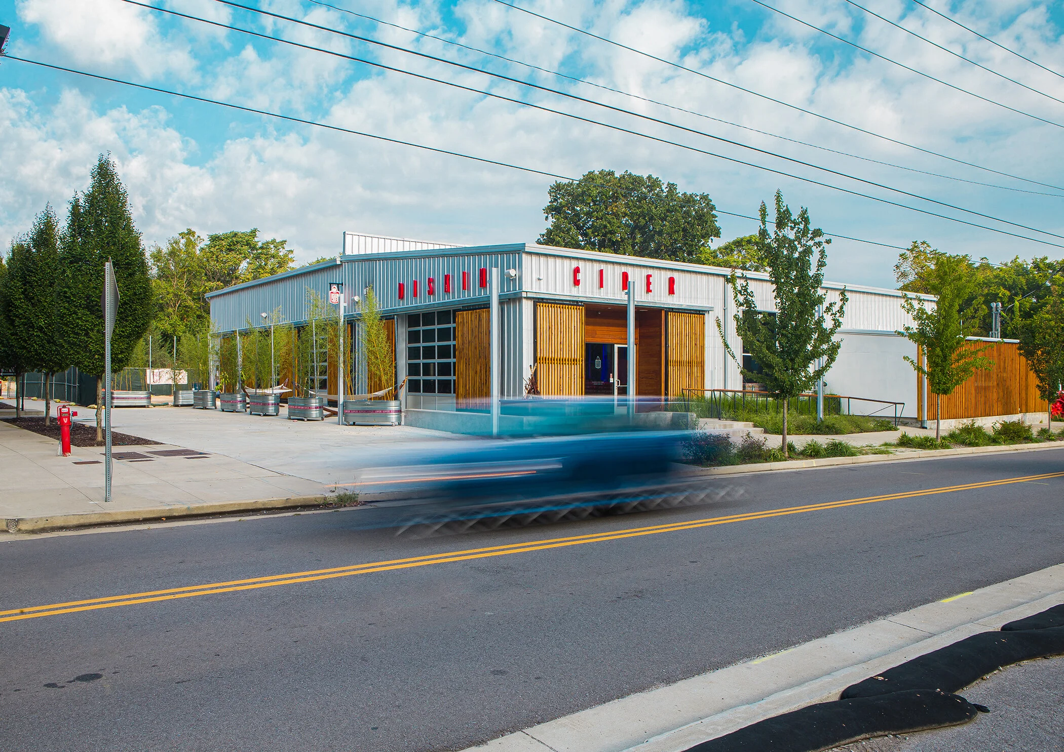 Renovation of an existing warehouse into a new cider production