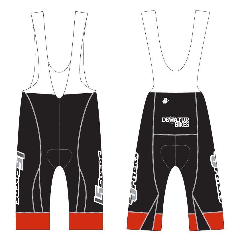 MAX bib shorts design.