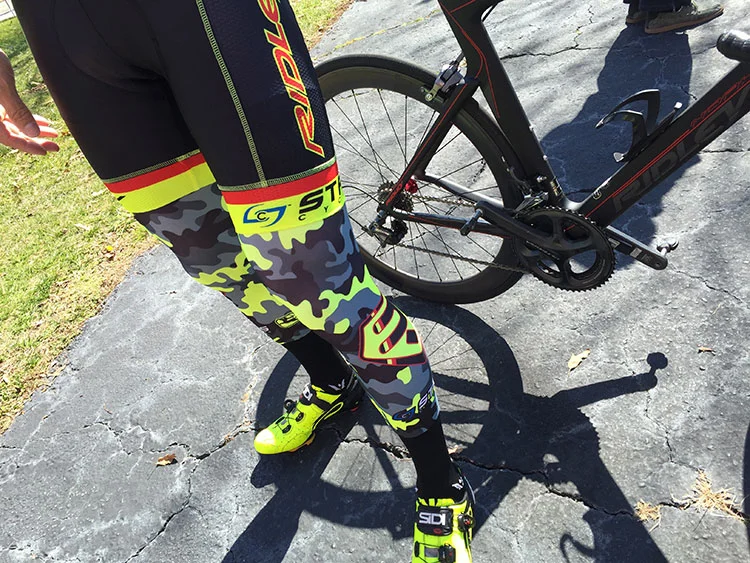 Really digging the Ridley team's fluo camo kit this year.