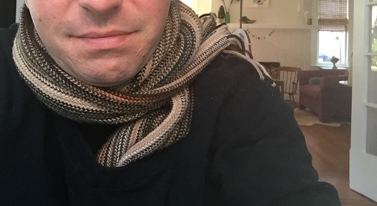 Sick as a dog. It was 80 degrees outside, I had a sweater and scarf on.