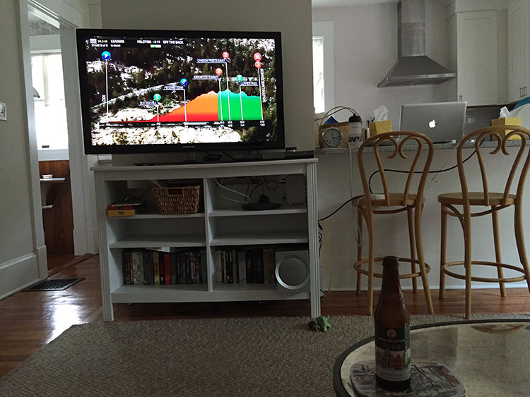 Streaming ToC to the TV. We cut the cable about 6 years ago, and stream everything via the web/Hulu/Netflix.