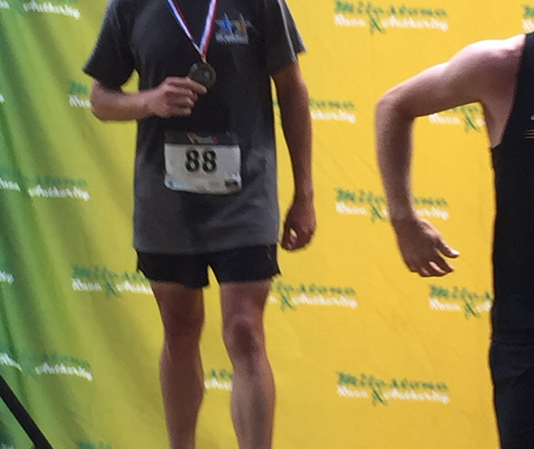 If you gotta do a local 5K you may as well win your age category.