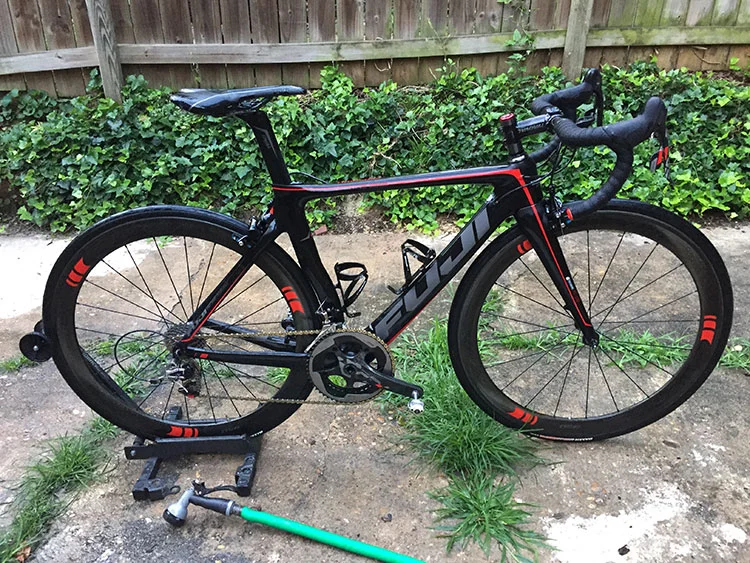 Rest day the week before a race means bike cleaning day!