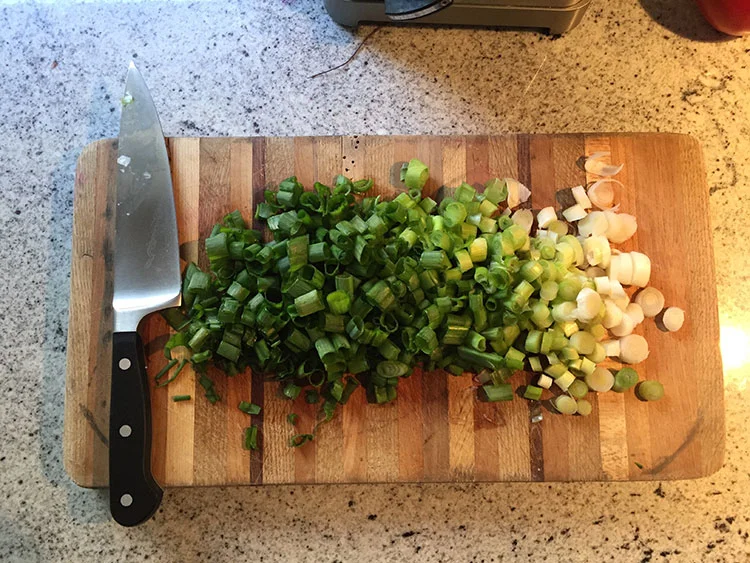 I really like green onions.