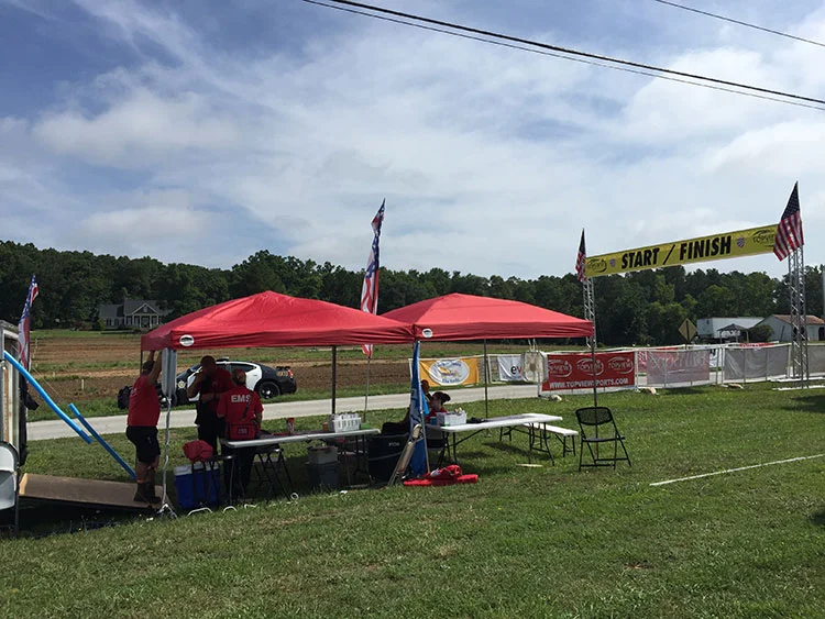 Medical tent.