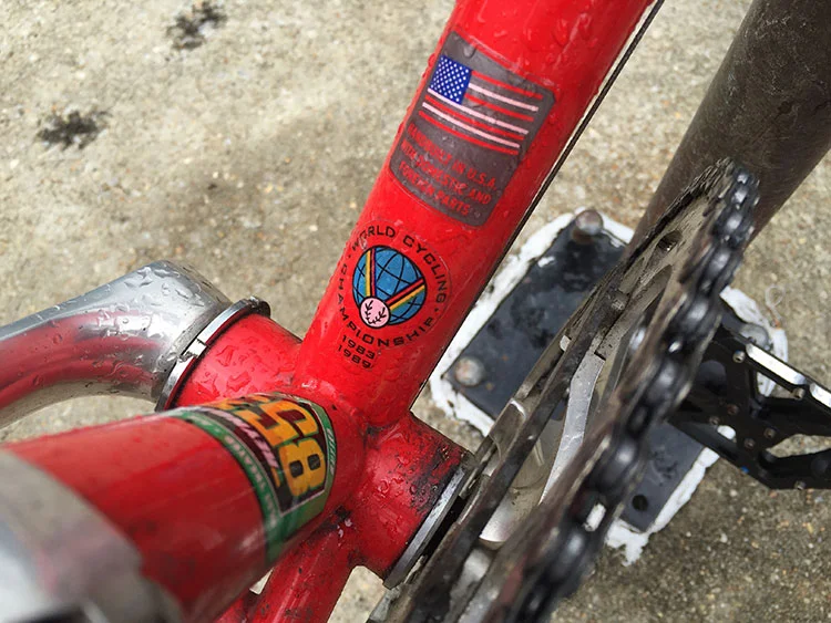 GREG LEMOND WON THE WORLD CHAMPIONSHIPS IN 1983 ALTENRHEIN, SWITZERLAND and 1989 CHAMBERY FRANCE.
