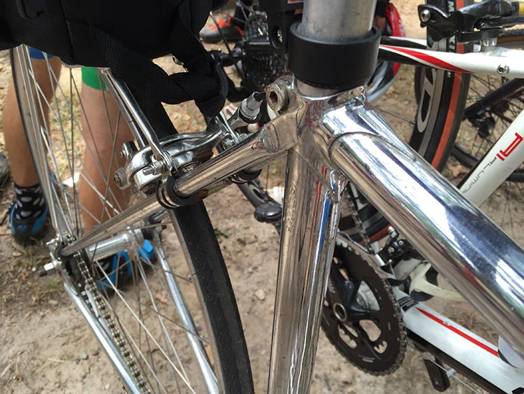 Nice butting, this bike was very shiny.