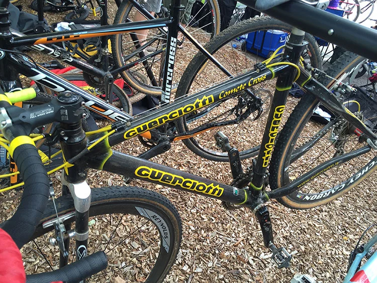 Guerciotti, don't know it but it looks like a 90s bike.