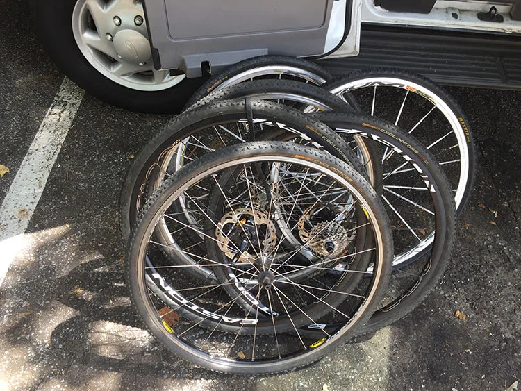 Never enough wheels.