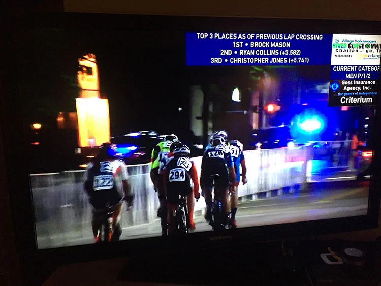 Ugh, always so sweet watching teammates racing on a live broadcast.