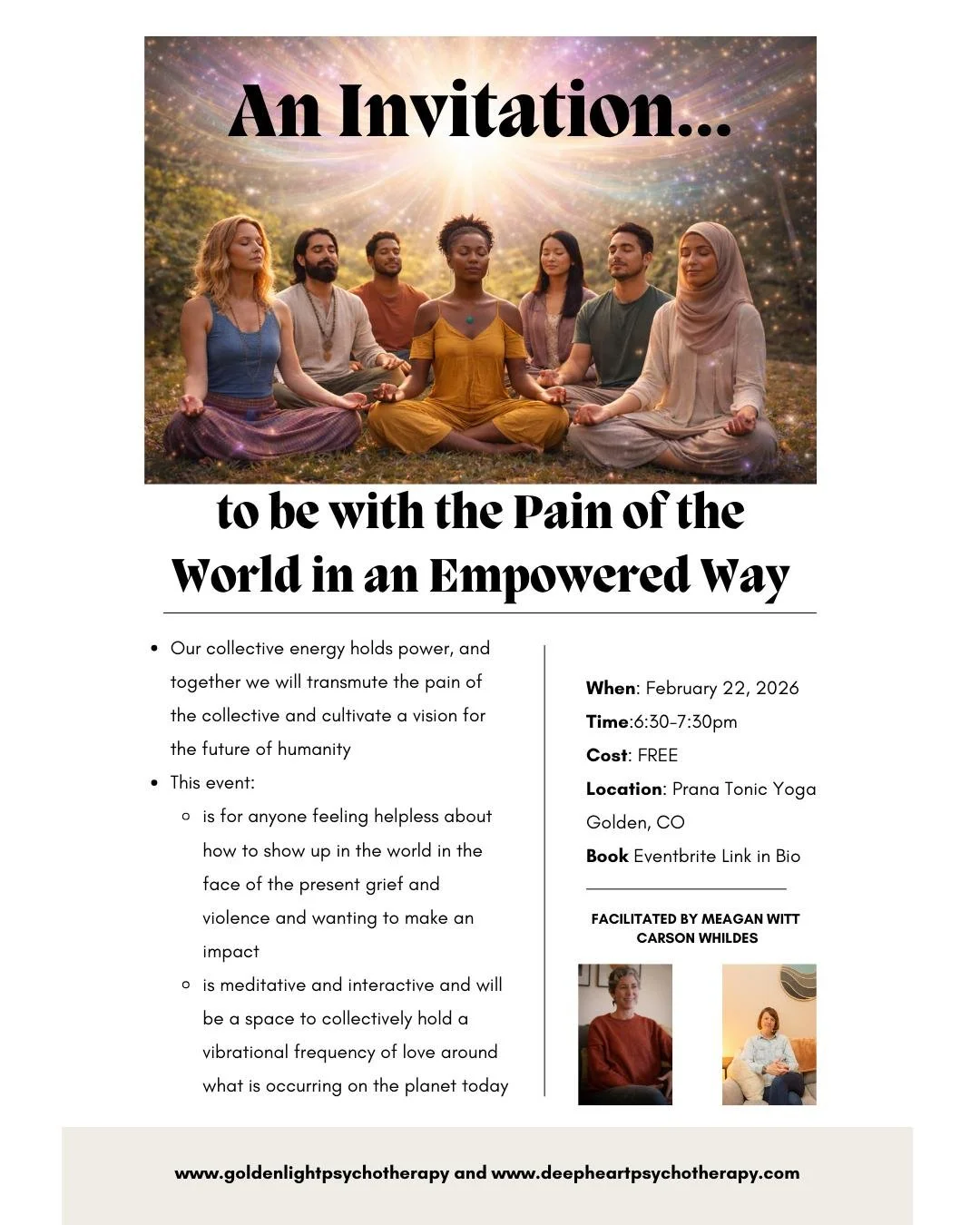 So excited to host this event on Sunday, 2/22 @pranatonic.yoga.wellness Reserve your spot using the Eventbrite link in bio.