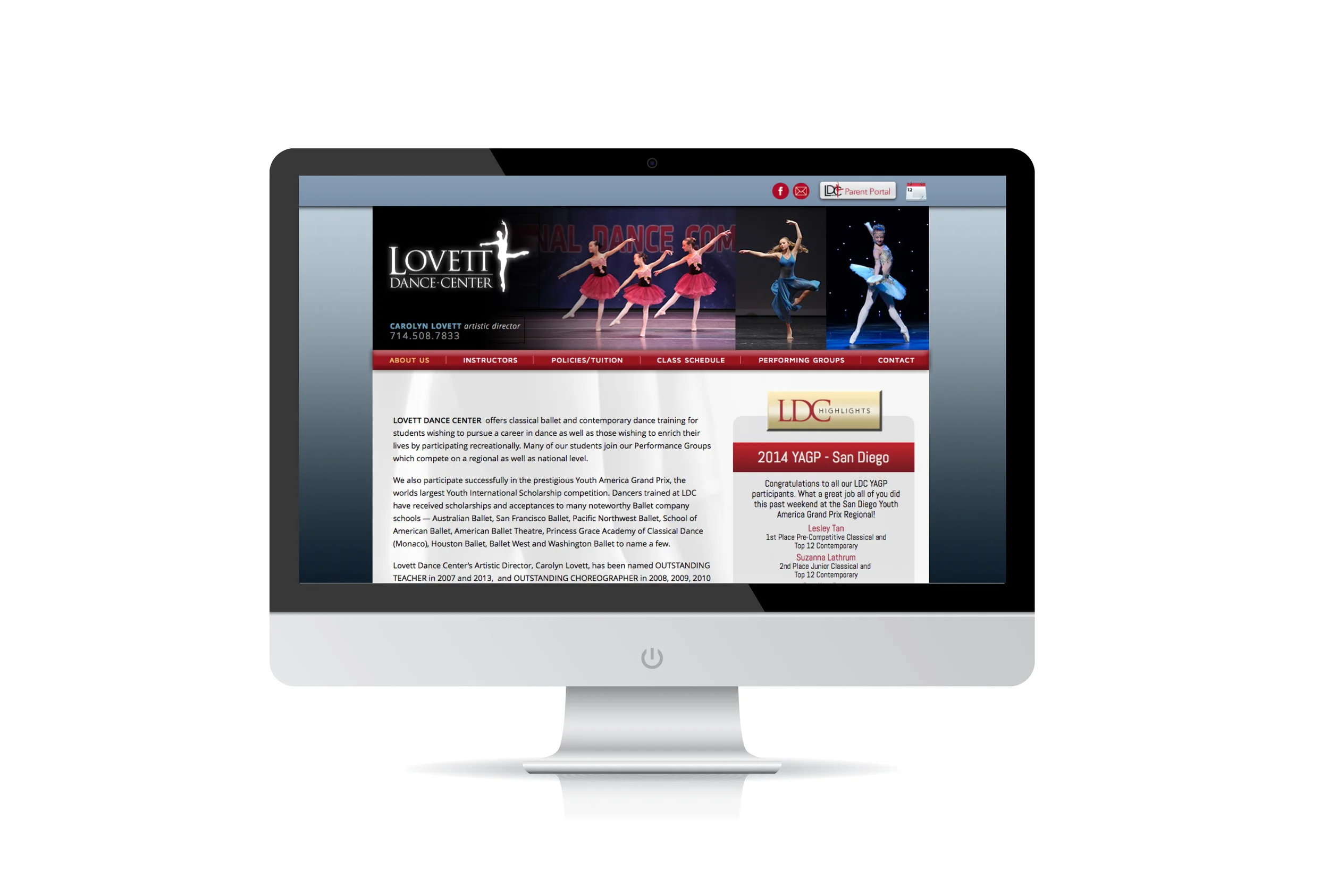 Client: Lovett Dance Center