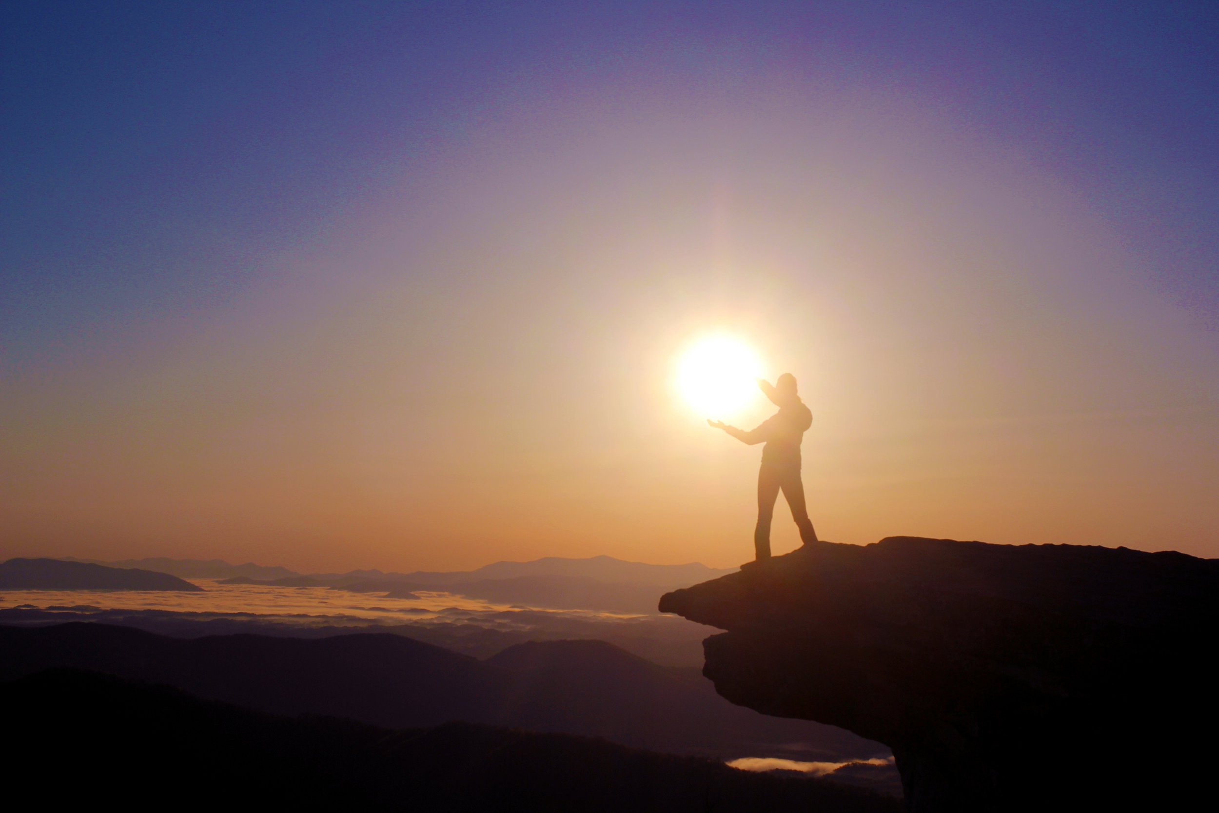 My best friend on McAfee's Knob