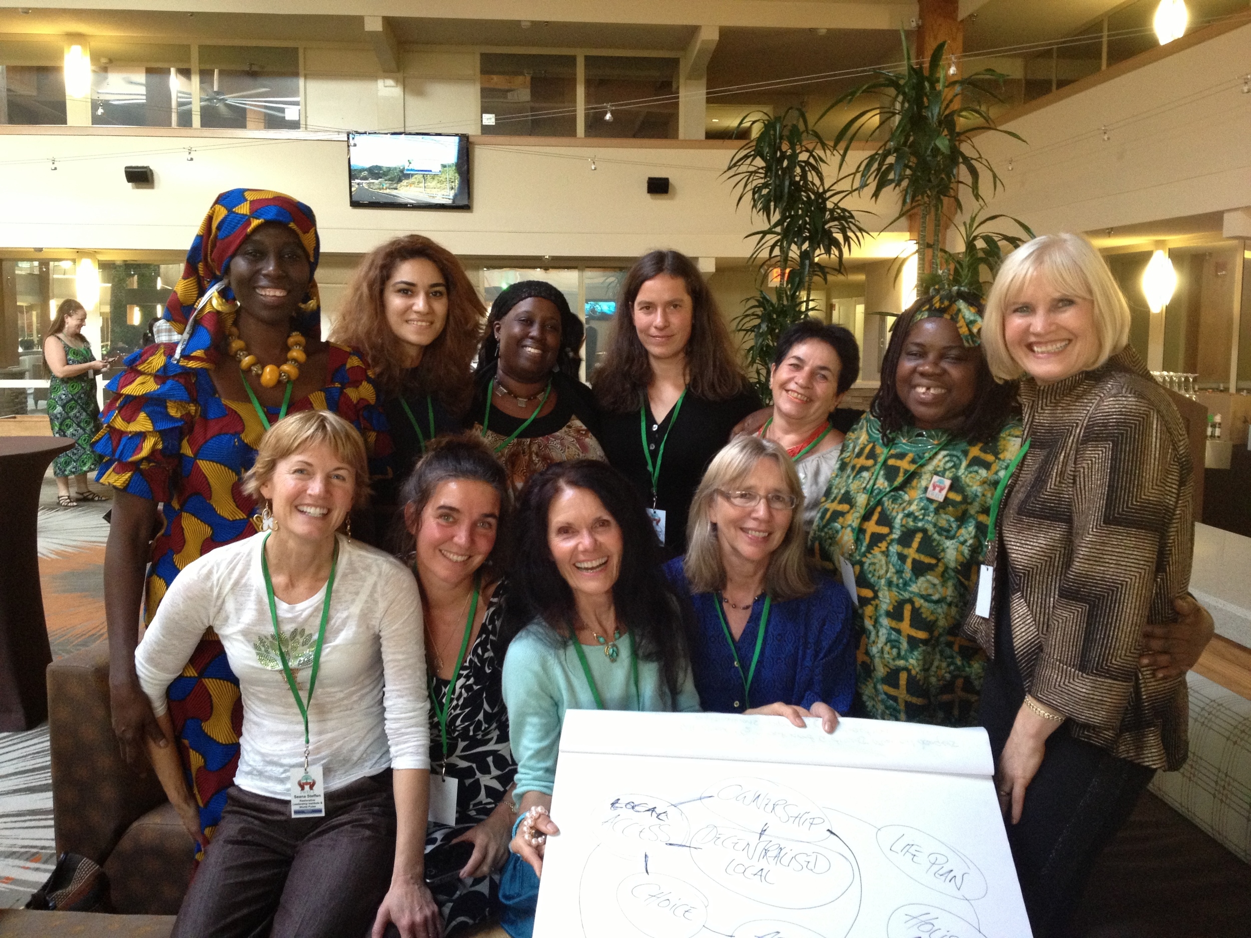 with Women’s Earth And Climate Action Network
