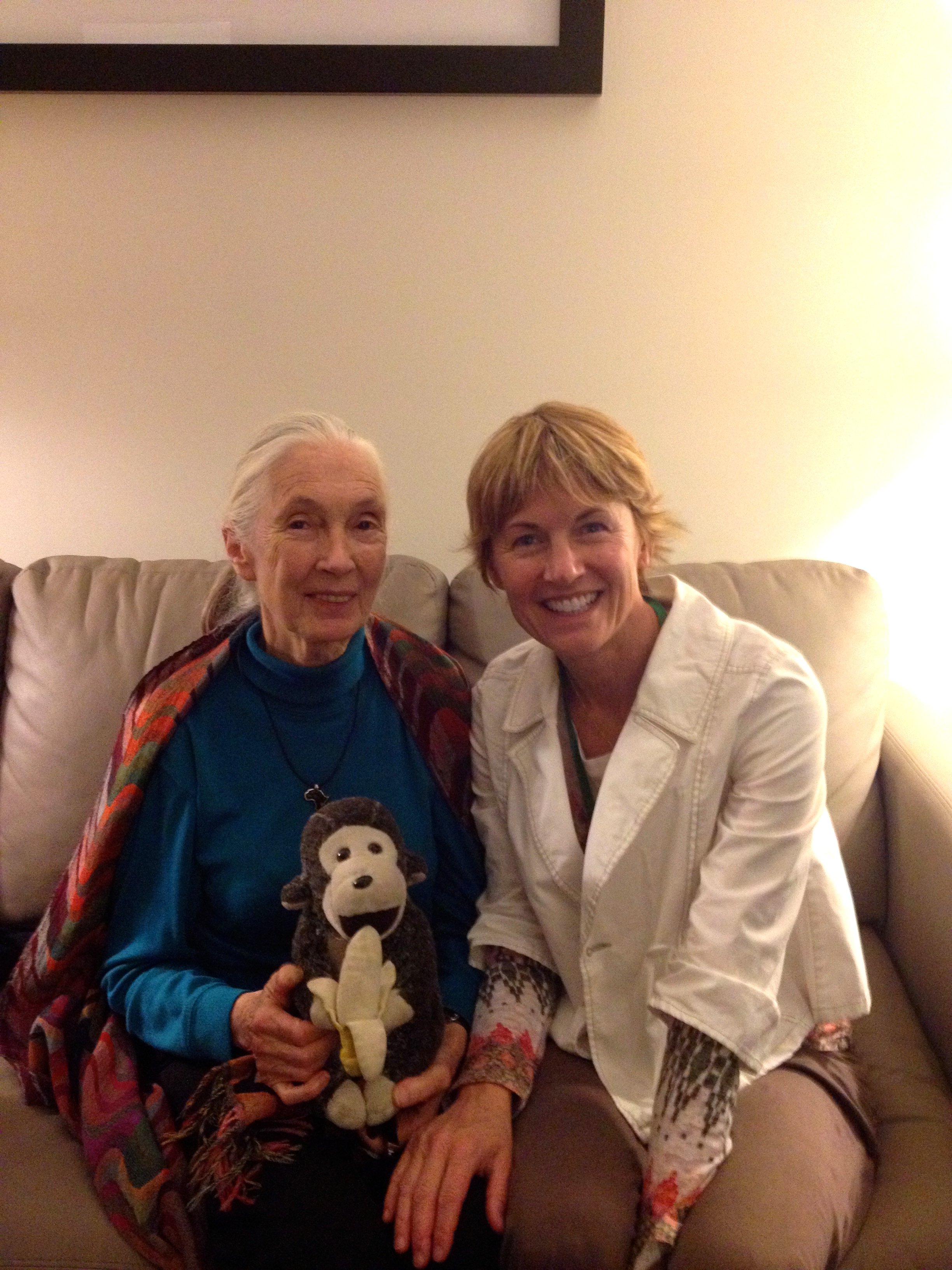 with Jane Goodall