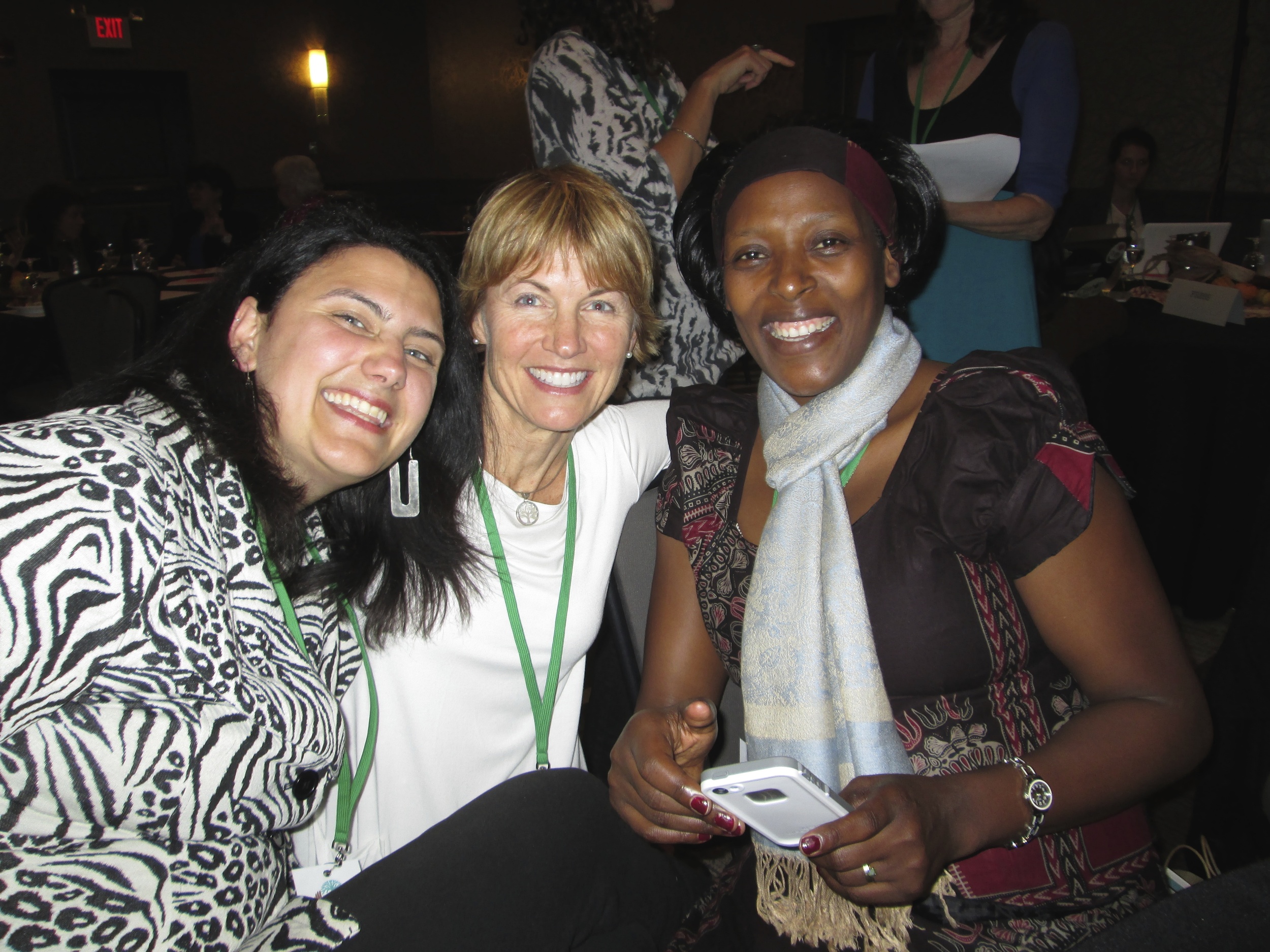 with Jensine Larsen and Neema Namadamu