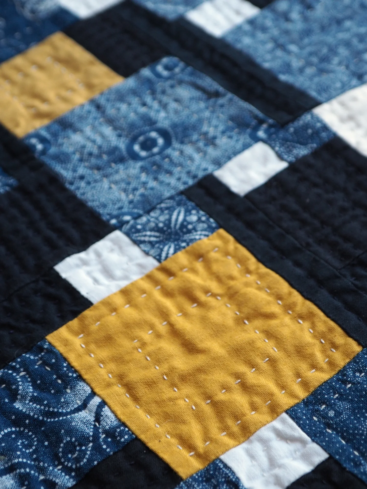Quilt no. 017: Redux Yellow Square