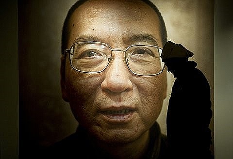 Chân dung ông Lưu Hiểu Ba, người Trung Hoa đầu tiên đoạt giải thưởng Nobel nhân quyền cao quý. Nguồn internet.