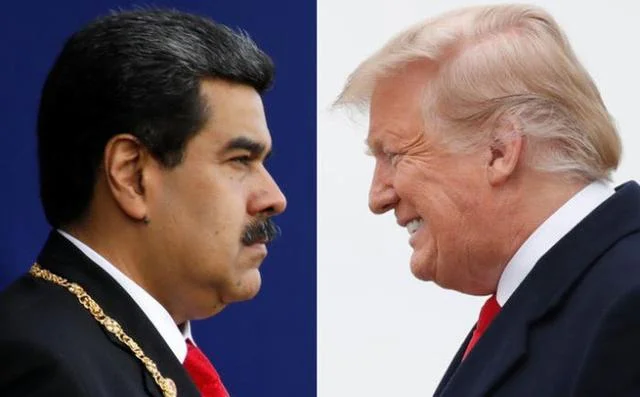Tổng thống Nicolás Maduro ở Venezuela và Tổng Thống Hoa Kỳ Donald Trump. Nguồn internet.