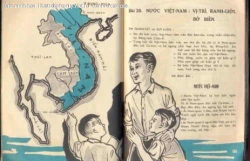 Sách giáo khoa thời VNCH. Nguồn internet.