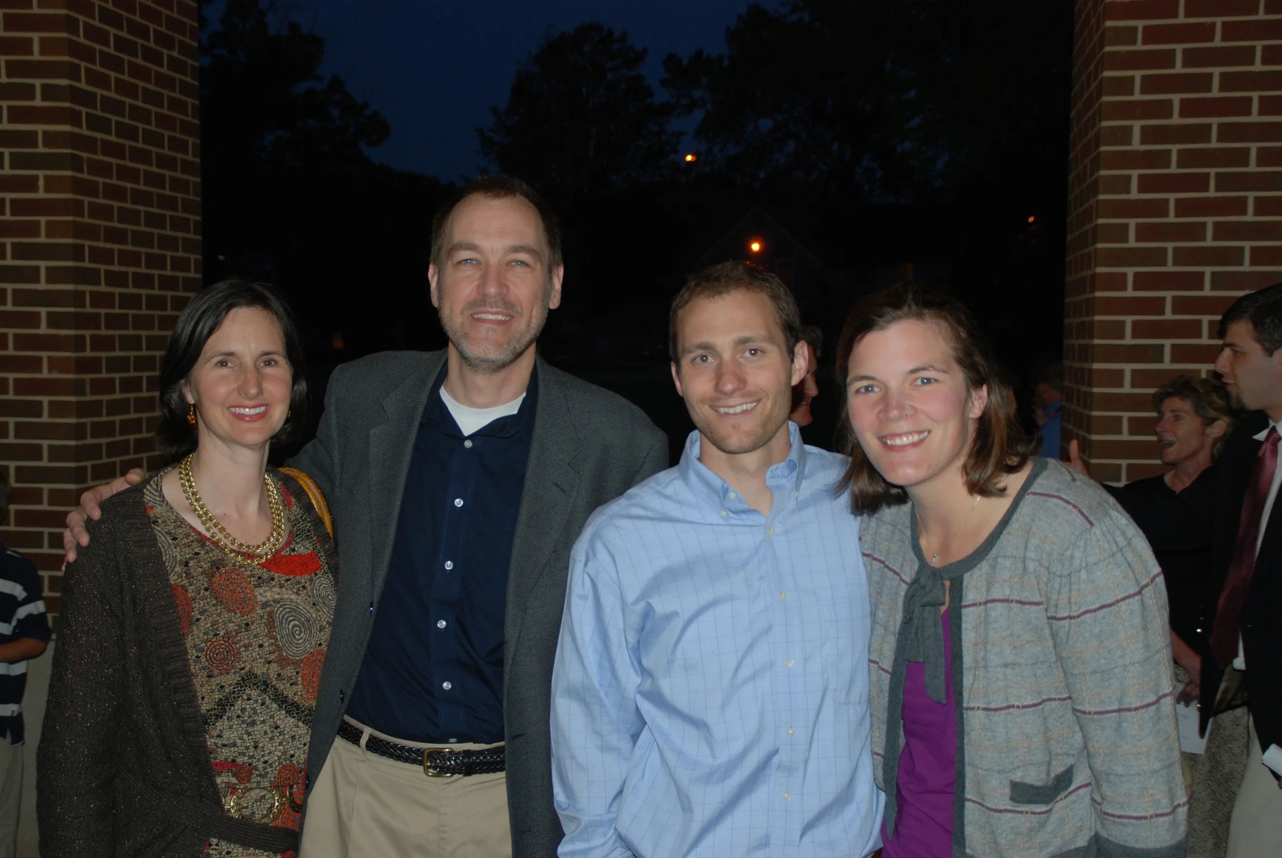 AMELIA AND JEFF SCHULTZ WITH BROOKE AND I THE NIGHT OF MY baccalaureate FROM SEMINARY.