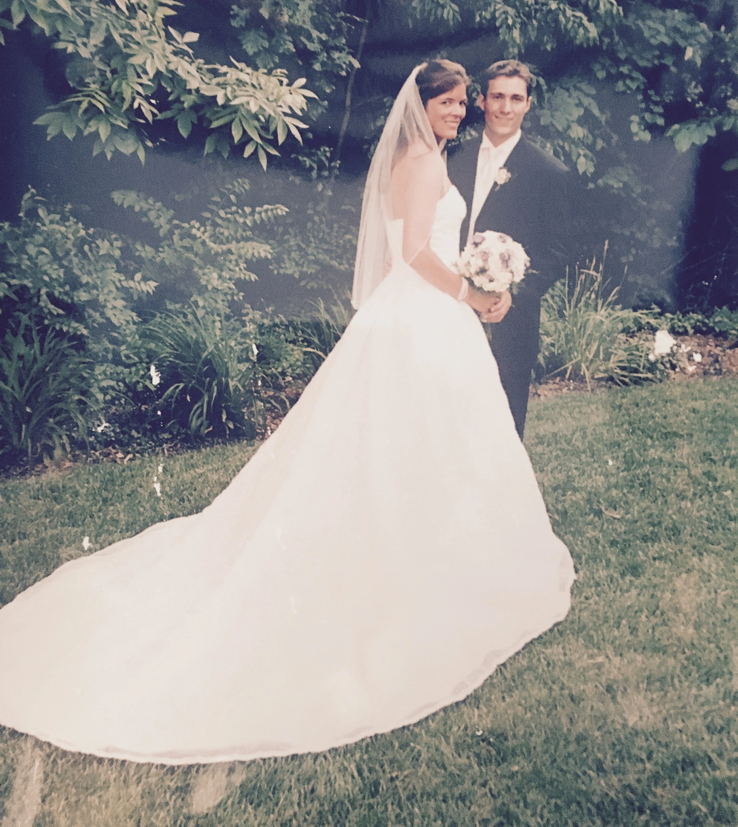 Brooke and me after our wedding, May 29, 2005.