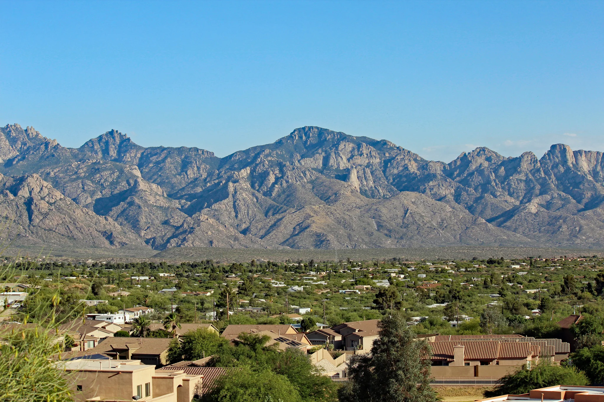 The Catalina Mountains in Tucson, Arizona.