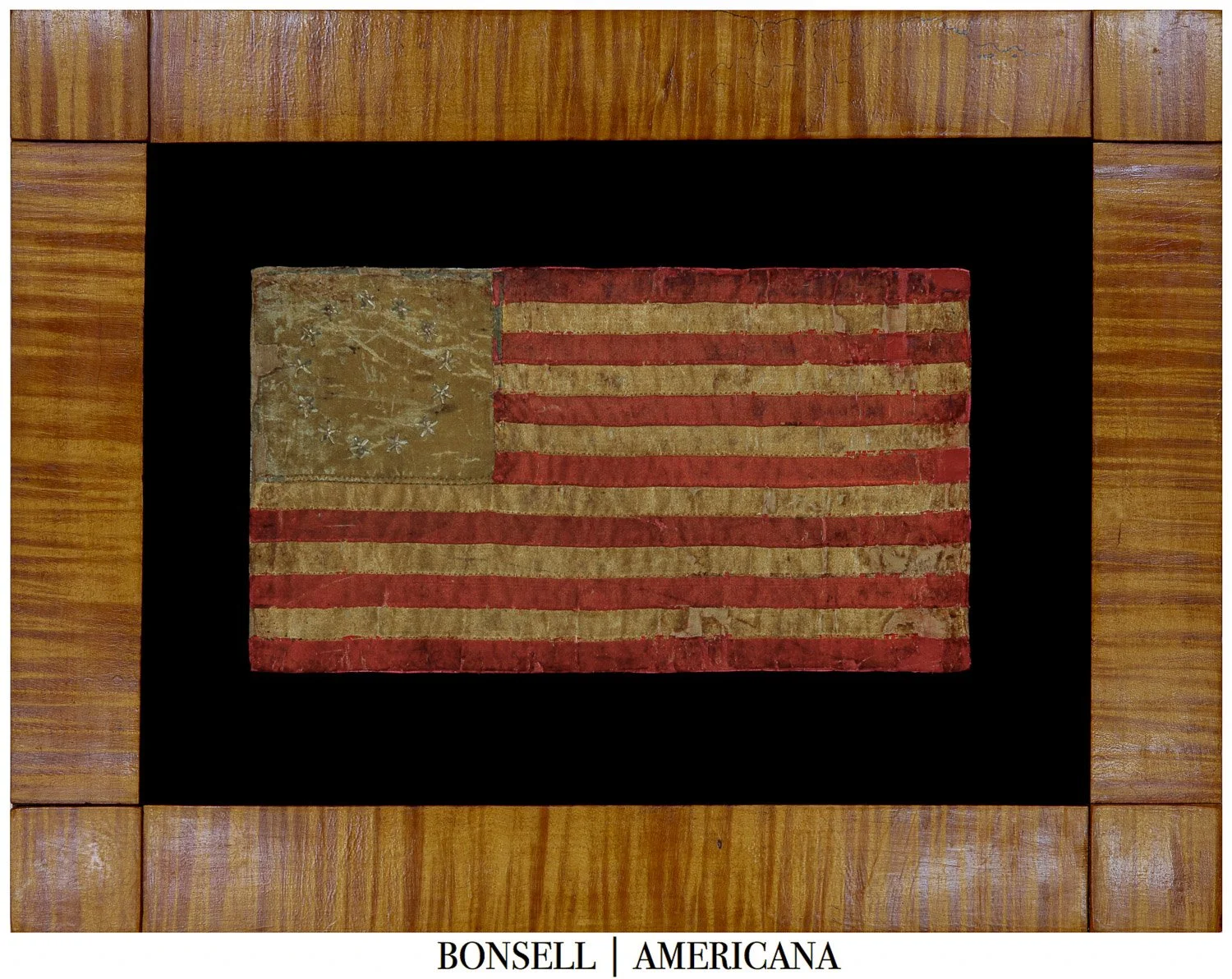 13 Star Antique Flag | Made by Descendants of Betsy Ross in Independence Hall | Features the Iconic Betsy Ross Pattern | Circa 1895–1913