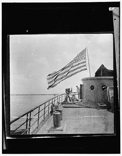 U.S.S. Yankee with Flag | Circa 1898