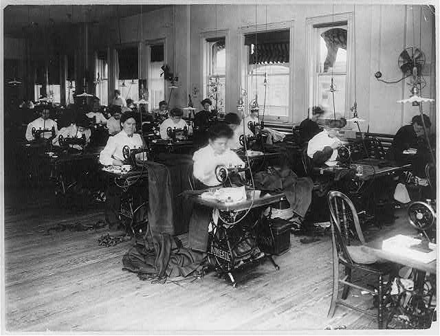 Flag Making at the Brooklyn Navy Yard | Circa 1909