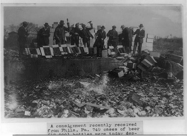 Beer Destroyed in a Washington D.C. Landfill | Circa 1923