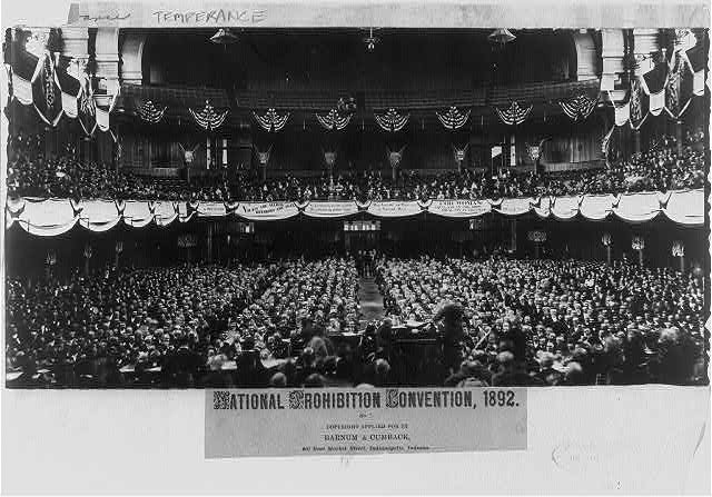 National Prohibition Convention | Circa 1892