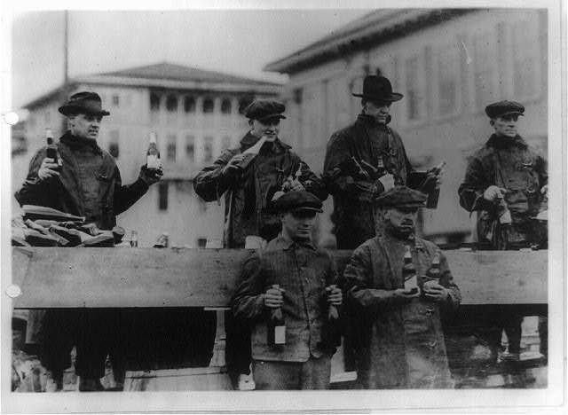 Truck Load of Beer Enroute to Chicago, Which Was Captured at Zion City, Illinois | Circa 1910