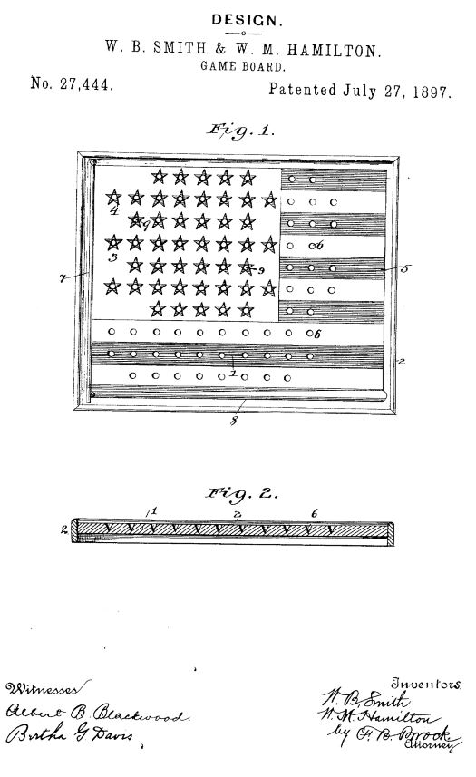USD27,444 | Design for a Game-Board | Circa 1897