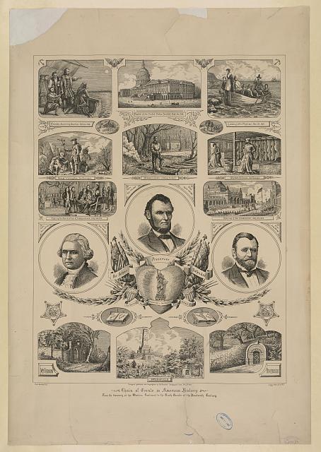 Scenes of American History from the Landing of Columbus to the Centennial | Circa 1876
