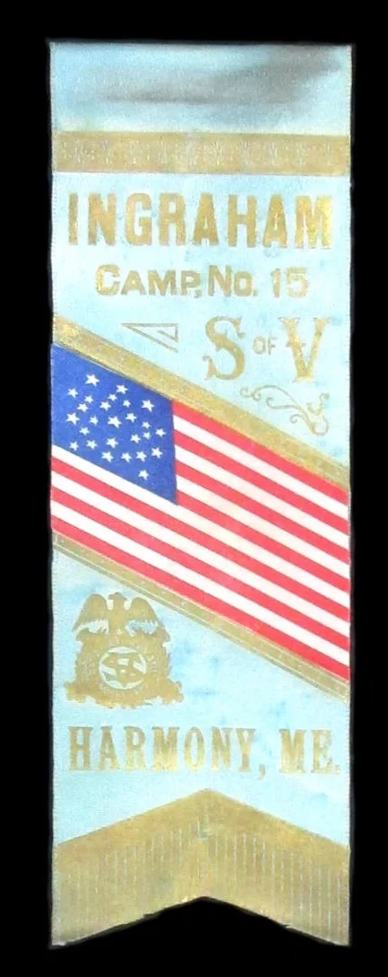 Antique Sons of Veterans Ribbon with Great Star Pattern 2.jpg