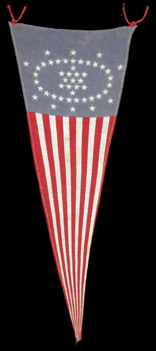 Antique 48 Star US Flag Whipple Pennant 2.jpg