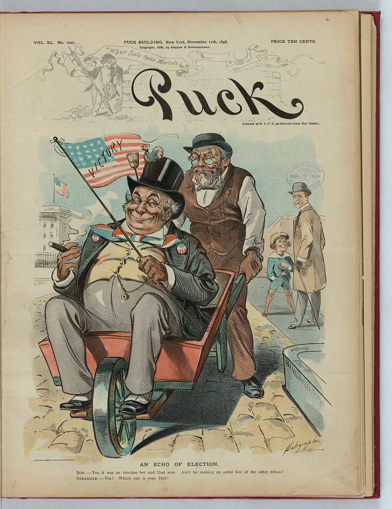 An Echo of Election | Circa 1896