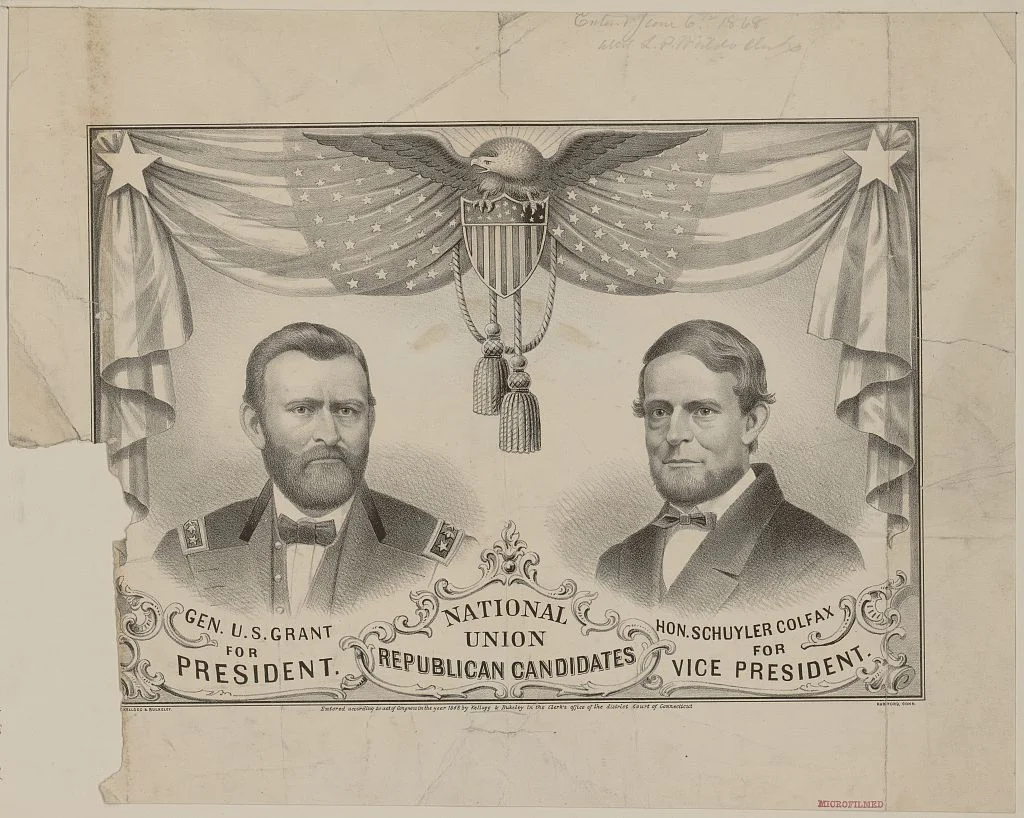 Campaign Banner for the Republican Presidential Ticket | Circa 1868