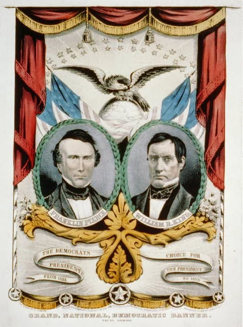 Demcratic Banner | Circa 1852