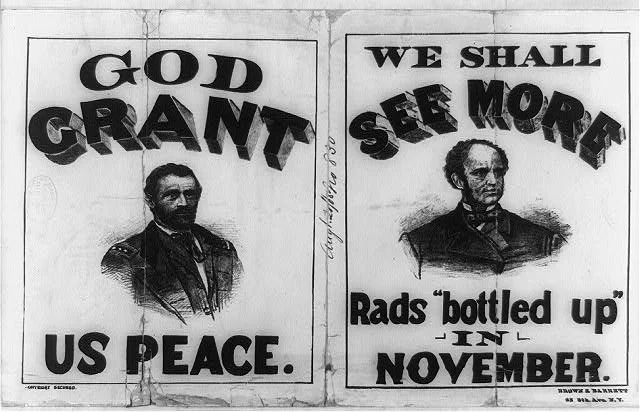 God Grant Us Peace and We Shall See More Rads Bottled Up in November | Circa 1868